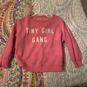 Jean and June Tiny Girl Gang Sweatshirt 2T/3T